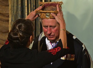 Prince Charles wears a First Nations cedar headband