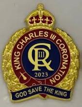 Charles Coronation pin