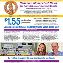 Cover of CMN Cost of the Crown 2021