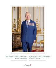 Official Canadian Portrait of His Majesty King Charles III