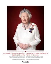 Official Canadian Portrait of Her Majesty Queen Elizabeth II